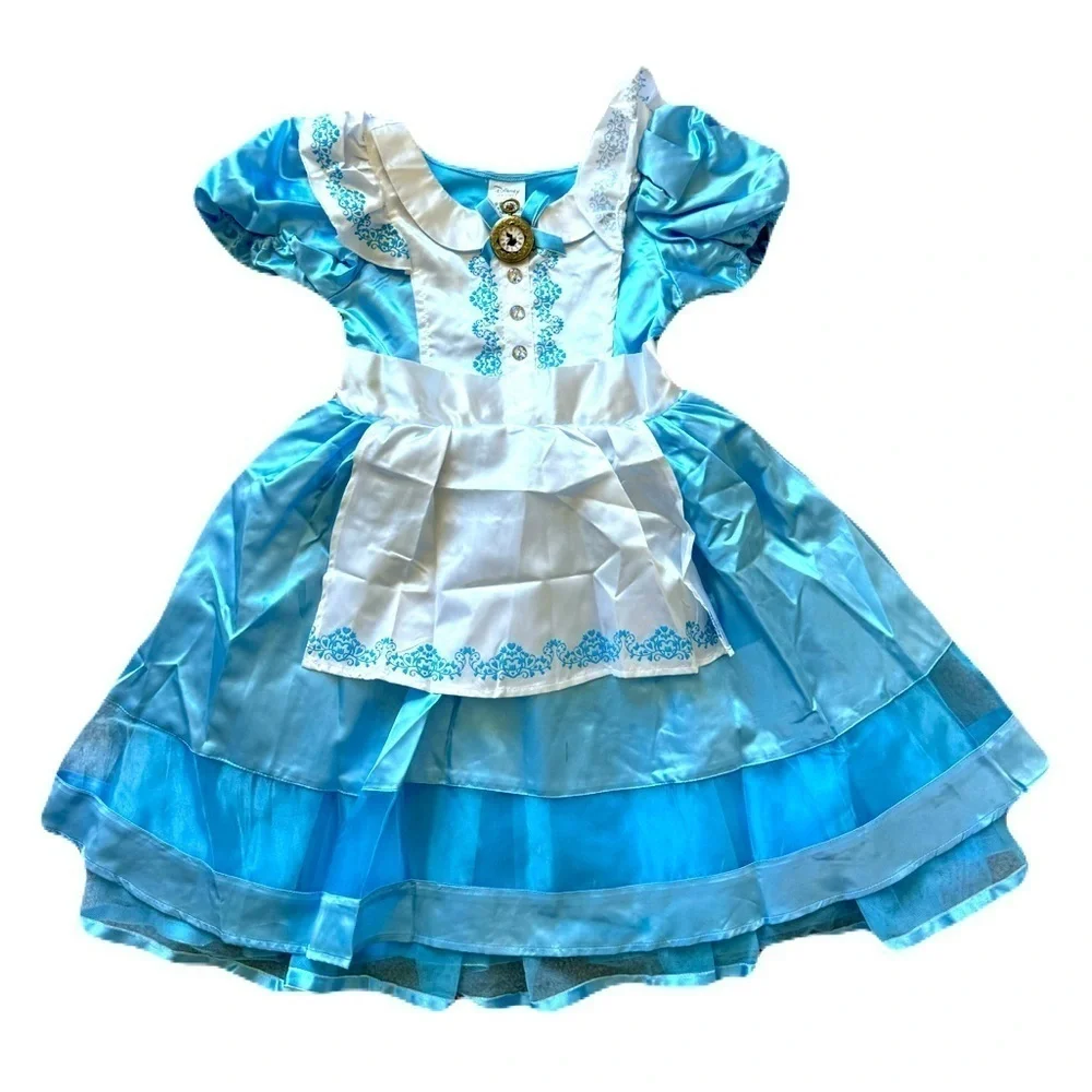 Gil's Disney Store Alice and Wonderland Blue Halloween Costume Size 5/6 & 7/8 - Picture 1 of 3